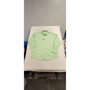 Maximos Mens Mint Green Long Sleeve Button Up Dress Shirt XL MLS 042721 NEW